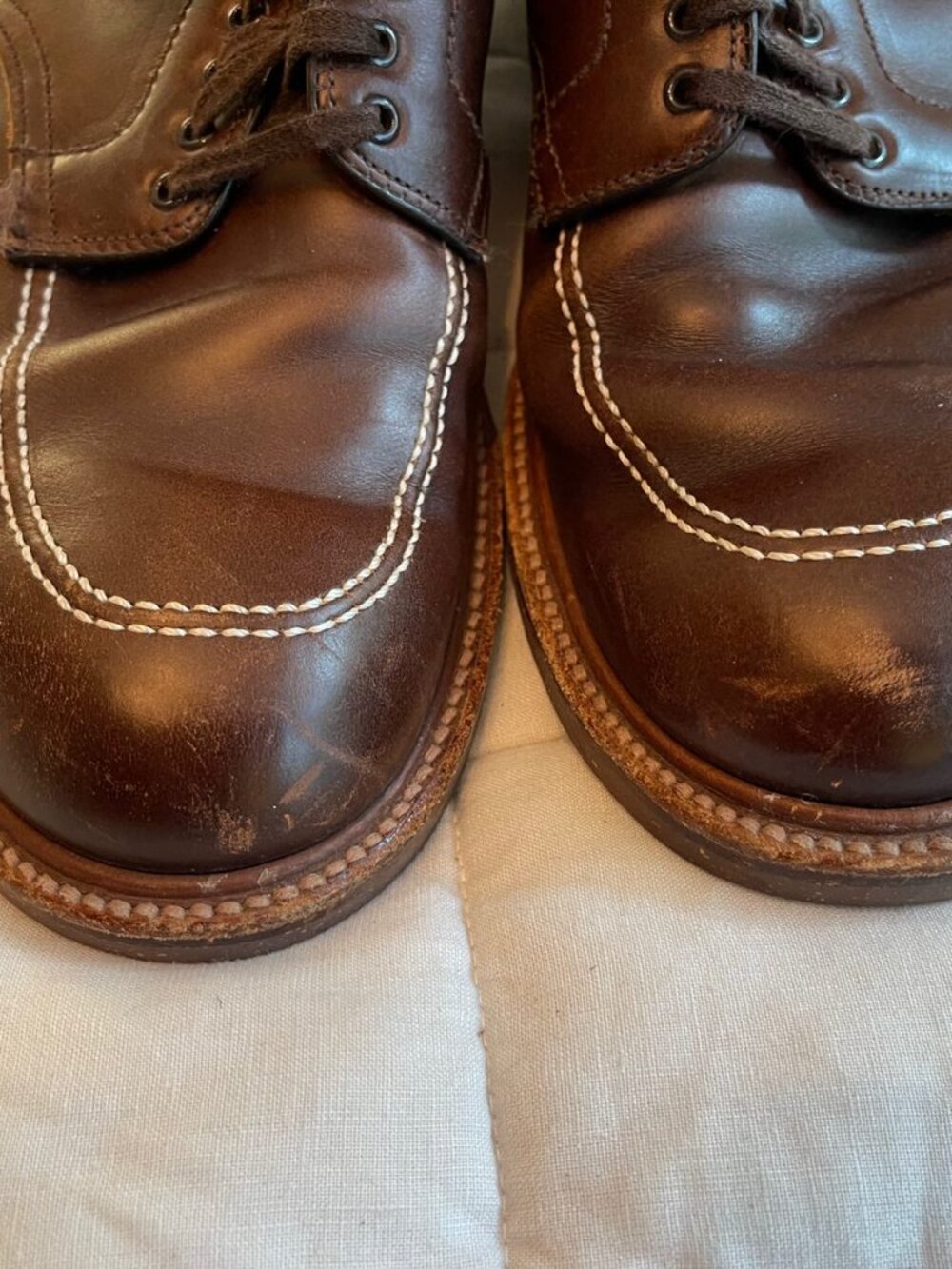 Alden Indy 405 Brown Leather Boots - Picture 7 of 10